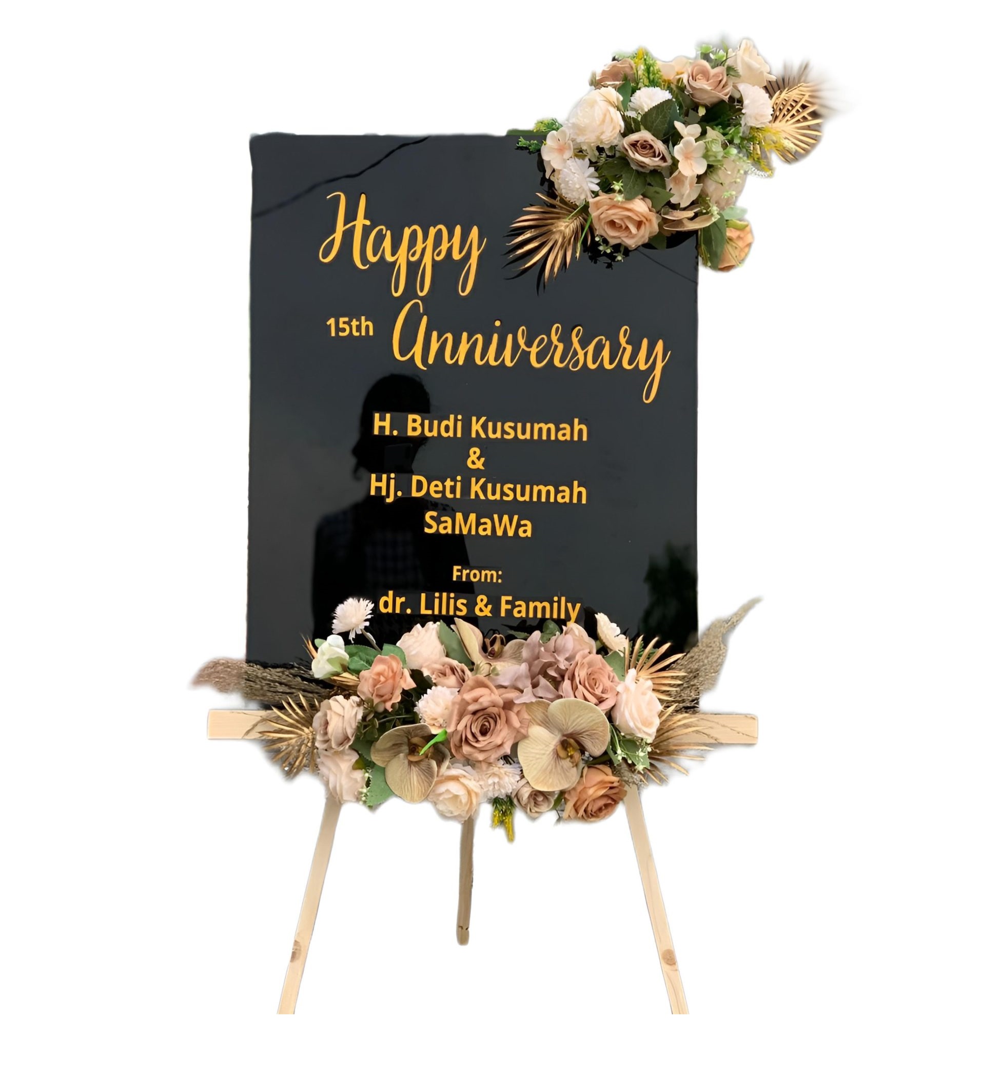 Papan Bunga Akrilik Kedokan Bunder